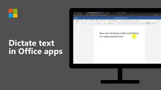 How to dictate text using speech recognition!
