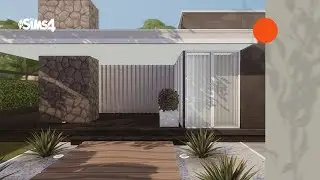 Single Storey Modern House | No-CC | Sims 4