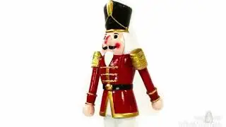 Nutcracker Animated 3' Toy Soldier Red And White Christmas Decoration