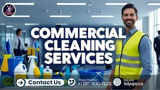 Commercial Cleaning Services | Keep Your Business Spotless with Tidyups 🧽🏢