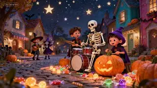 🦴 BONY BONES Skeleton Dance 🦴 | An Energetic Halloween  Kids Song 👻