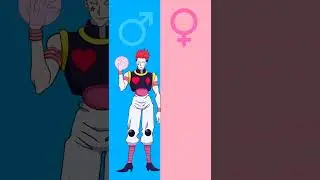 hunter x hunter characters gender swap part - 3 #shorts #edit #viral #gender swap #anime #h x h