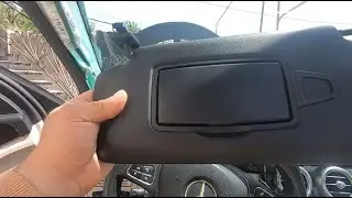 How to Remove or Replace SUN VISOR Mercedes.
