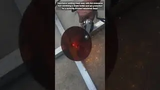 Simplified Metalwork Using Integrated Holder And Protective Safety Shield