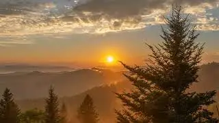 Cowee Mountain Sunset Timelapse
