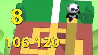 Stacky Dash Walkthrough Part 8 Level 106-120 (IOS/Android) Gameplay