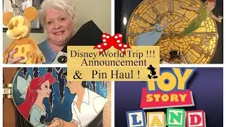 New Disney World Trip Announcement !! Disney Pin Haul ! Mickey Memories Too!