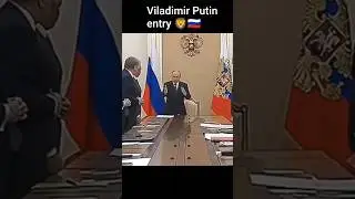 Russian President Vladimir Putin entry 🦁.#russia #usa #putin #trump #america #moscow #rusia