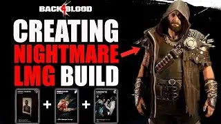 BACK 4 BLOOD - OVERPOWERED LMG NIGHTMARE/VETERAN BUILD | BEST LMG DECK - WALKER/JIM DPS CARD DECK