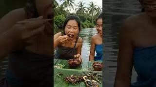 From River to Fire: A Wild Food Moment in Southeast Asia.@FlavorHunts-ai