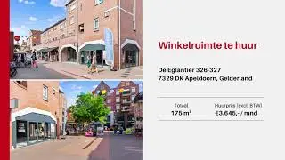 Winkelruimte te huur in Apeldoorn