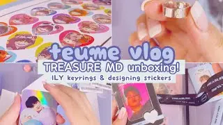 [ 트메로그 ] Teume vlog #4 💎 TREASURE MD Unboxing | ILY Keyring | Treasure Ring | Lanyards & more (ENG)
