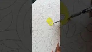 Easy Acrylic Painting | Madhubani Art  | #creativeart #satisfying #shorts