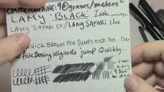 Ink Review: Lamy Black Ink
