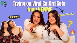 Rating Viral Co-Ord Sets from NEWME Try-On Haul | Honest Review ft. Vanshika Dubey & Shivita Sharma