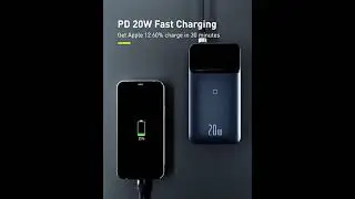 Pin dự ph&ograve;ng sạc kh&ocirc;ng d&acirc;y t&iacute;ch hợp nam ch&acirc;m Baseus Magnetic Wireless Quick Charging Power Bank