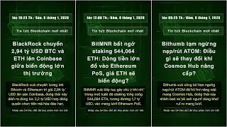 Tin tức Blockchain: l&uacute;c 16:11 Thứ Bảy, 10 th&aacute;ng 1, 2026 #QixNewsCrypto