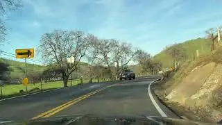 Gorgeous California Sierra foothills drive up Tollhouse Rd from Clovis to Prather