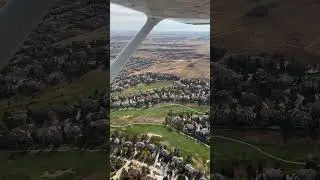 Cessna flight out of centennial #plane #cessna