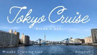 Tokyo Cruise Asakusa to Odaiba By Water Bus Tokyo Mizube Line, Sumida River 360&deg;, New Experience!!!
