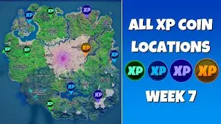 All XP Coins Location Guide WEEK 7 Fortnite Chapter 2 Season 5