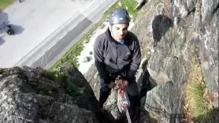 Climbing at Servoz, France