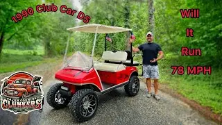 Building Our 1990 Club Car DS .... 78 MPH ROCKET! | Gator Cart Upgrade /  Disassembly PT. 1