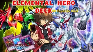 YUGIOH ELEMENTAL HERO DUEL LINKS DECK FAVORITE DUEL SKILL OCT2023 RANKED DUEL [YU-GI-OH! DUEL LINKS]