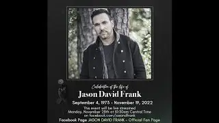 Celebration of the life of Jason David Frank 11-28-22