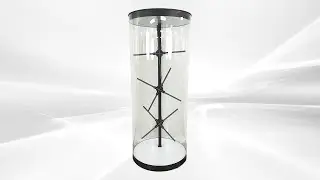 Naked Eye 3D 1&times;3 Cylindrical Cabinet Holograohic Projecton Rotary SCreenless Display 3DPRCC