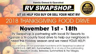 2018 RV Swap Shop Food Drive
