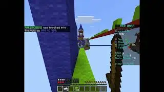 playing Minecraft bedwar as a noob