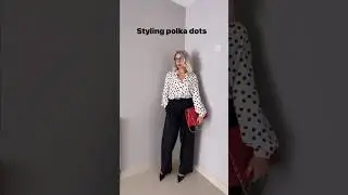 A few ideas how to style trendy polka dots for everyday.#fallstyle #styleover50 #polkadot #style