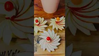 Amazing Fruit Art Apple Carving 🍎 | Fruit decoration #shorts #youtubeshorts #cute #art