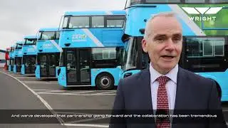Wrightbus Translink 100 BEV и визит министра