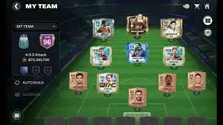 My FC mobile team comment down below if you wanna 1v1 me