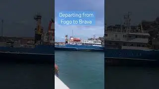 Fogo Brava ferry | Cape Verde travel #travel #capeverde #interilhas