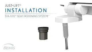 Installation: Just&bull;Lift&reg; Toilet Seat - Never Loosens