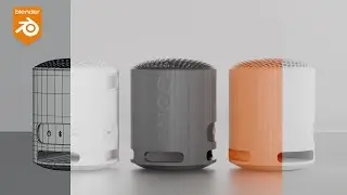 Как моделировать и использовать Bluetooth-колонки Sony | Полное руководство по Blender