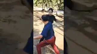 Lady Fighter Stunt training day