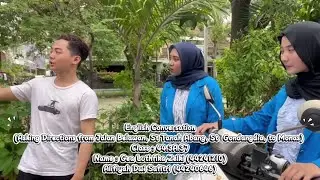 Asking for Directions: Motorcycle Route to St. Tanah Abang, St. Gondangdia, and Monas
