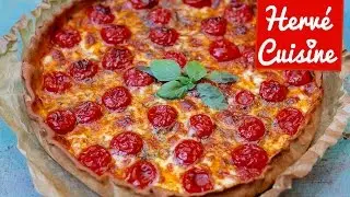 Recette de la TARTE PIZZA tomate mozza, au top pour l'apéro