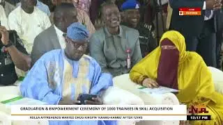 Live Coverage : Graduation and empowerment ceremony of 1000 trainees in skill acquisition