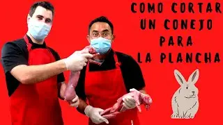 Como cortar un conejo para la plancha