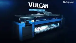 Vulcan - High Speed 3.2 Meter Roll - to - Roll UV LED Inkjet Printer