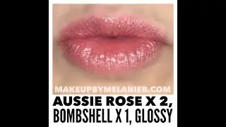 LIPSENSE COMBINATION: Aussie Rose & Bombshell