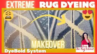 How To Dye A Faded Rug by DyeBold Carpet Dyeing