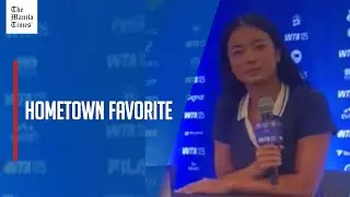 Filipino tennis sensation Alex Eala plays first WTA event in PH