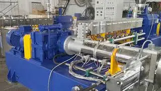 PE+10%-40% Carbon Black Masterbatch Making Twin Screw Extruder