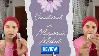 Conatural Vs Musarrat Misbah Silk Foundation Review #foundation #makeup #review #beauty